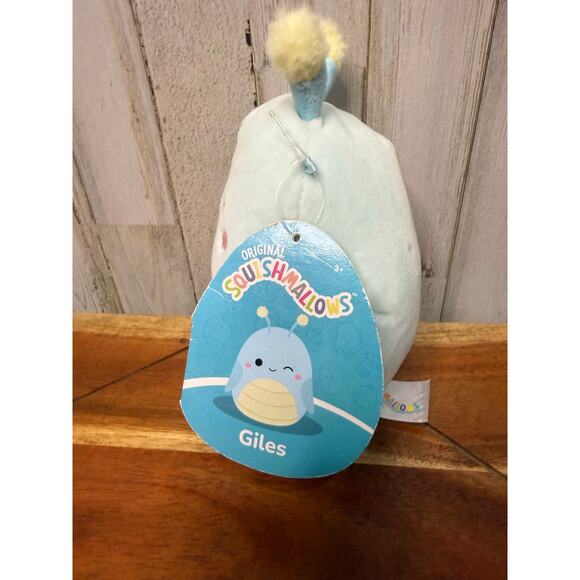 NWT Squishmallows Giles the Grasshopper 6” Blue Plush Toy - Picture 3 of 7